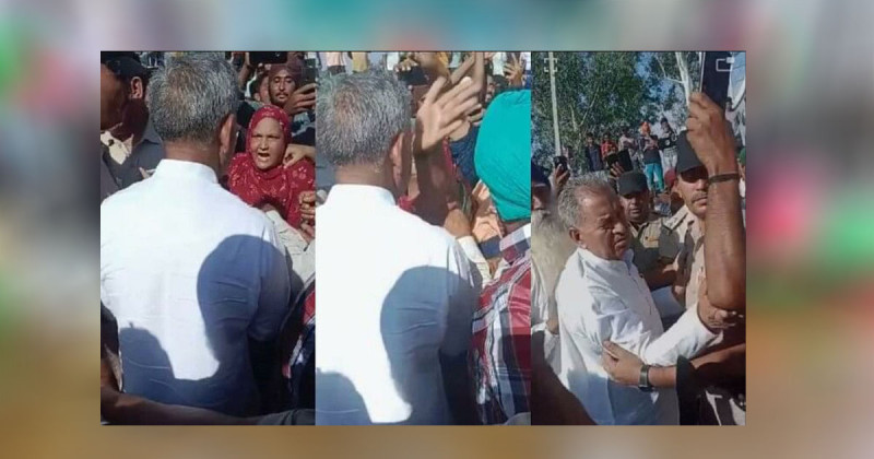 महिलाले हानिन् सांसदलाई थप्पड !